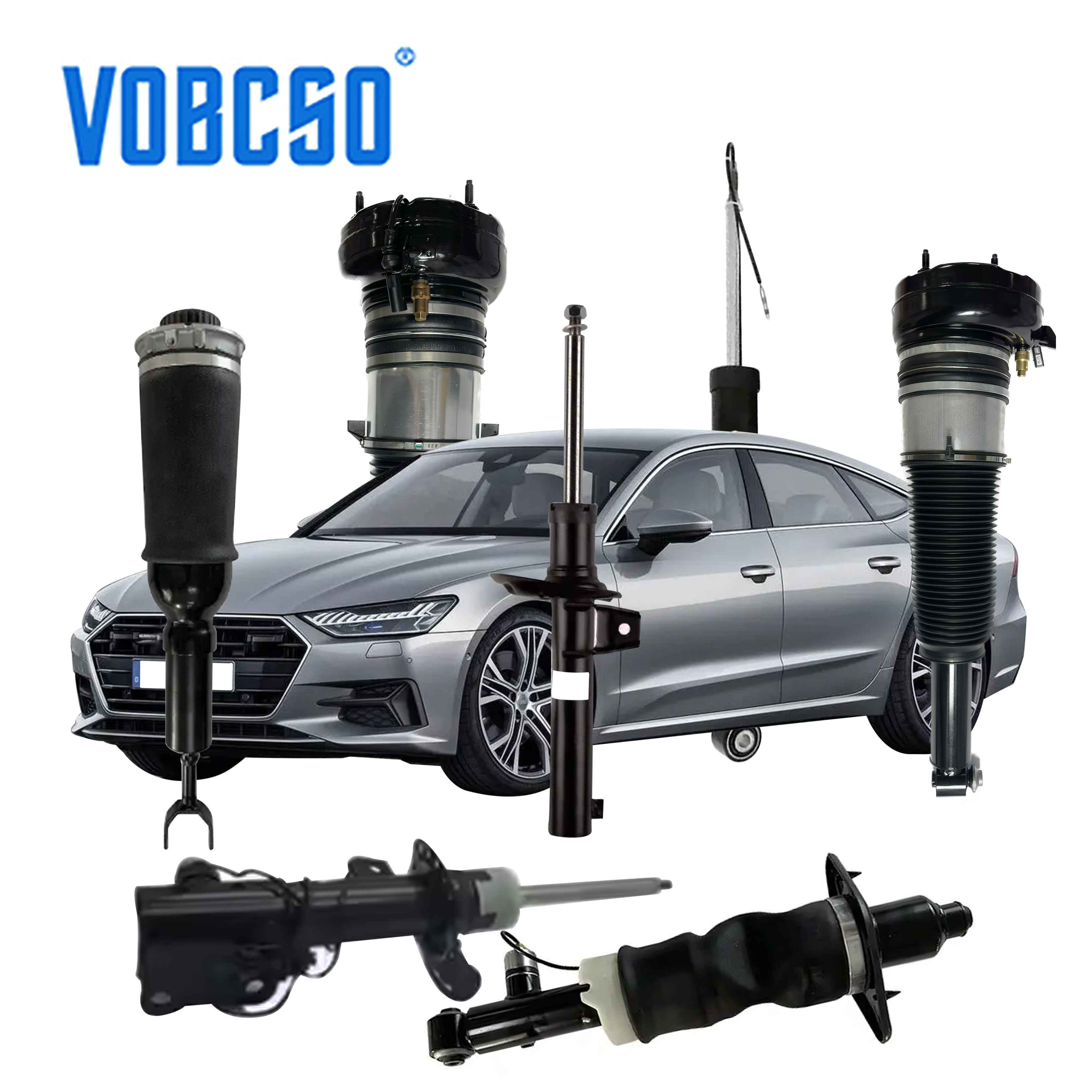 VOBCSO-Auto Shock Absorber Car Air Spring Suspension System OE 4F0616040Q Fit For Audi A6 C6 2004-2011 Quattro
