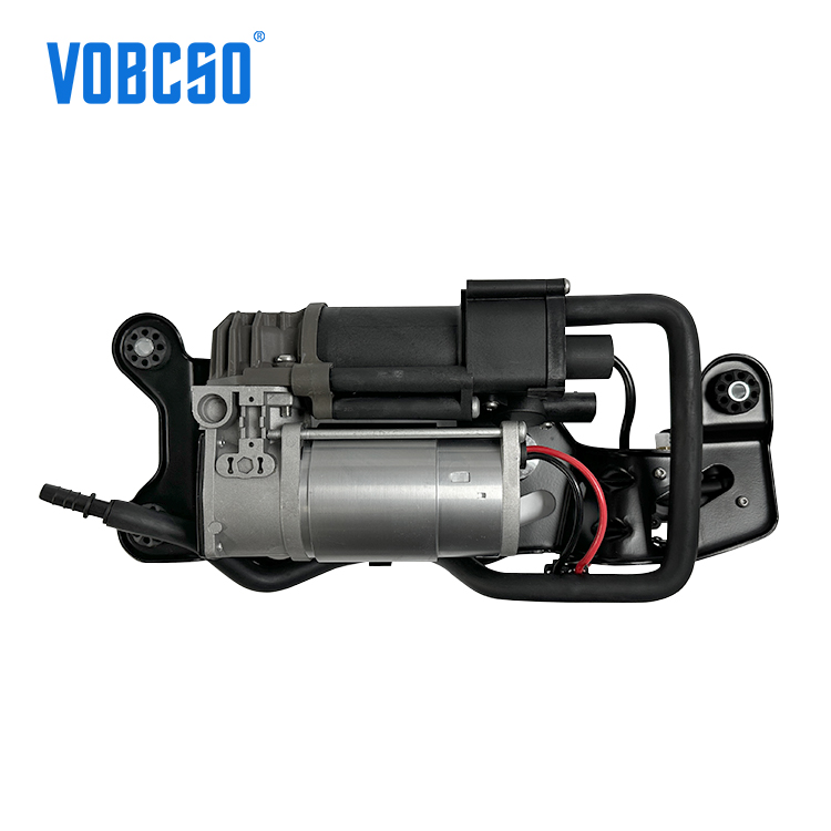 VOBCSO Air Suspension Pump Assembly With Bracket Distribution Valve OE 37206875177C For BMW X5 F15 X6 F16