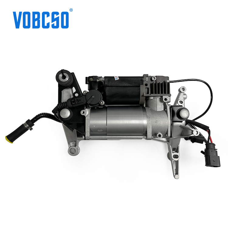 VOBCSO Assembly With Bracket Air Suspension Pump OE 4L0698007 For Audi Q7